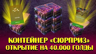 ОТКРЫТИЕ КОНТЕЙНЕРОВ НА 40.000 ЗОЛОТА! Контейнер СЮРПРИЗ