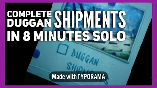 In 8 minutes How to complete Duggan Shipments casino heist preparation - fastest way Solo 100%