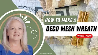 How to Make a Deco Mesh Wreath