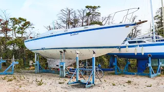 15 Year Abandoned Boat Restoration. Winging It 😅 | SAILING SEABIRD Ep. 39