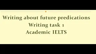 Lesson 39-Task1-Academic IELTS-Future Predictions