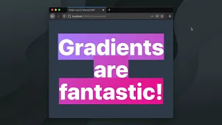 Gradients – What's new in Tailwind CSS