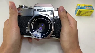 Zeiss Ikon Icarex 35S BM Film Camera with Carl Zeiss Tessar 50mm f2.8 Lens ( Camera Demo )