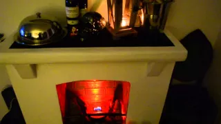 CARDBOARD FAKE FIREPLACE