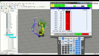 Virtual Commissioning With  Fanuc Robot and Allen Bradley PLC