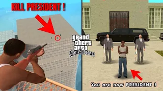 How to become president in gta san andreas after last mission “End of the line”?