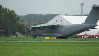 Airbus A400M Arriving Ostrava NATO Days 2022 Germany Air Force FHD