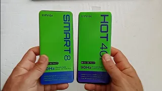 infinix smart 8 vs infinix hot 40i : speed test