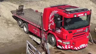 Traktorin pelastaminen Saimaasta