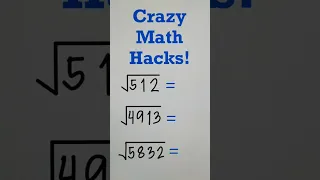 Square Root Tricks #MathTricksTutorial #maths #tutorial #mathematics #shorts #education #foryou