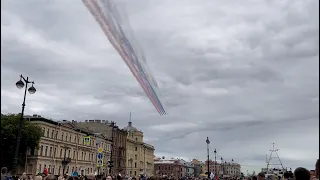 Военный парад в честь дня ВМФ СПб 2022