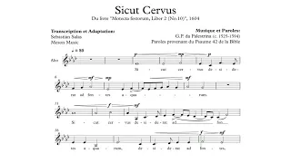 Alto - Sicut Cervus, P.L. da Palestrina