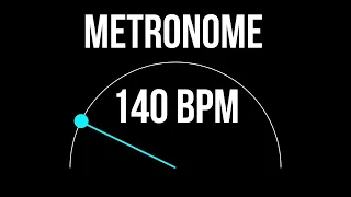 METRONOME 140 BPM 🎶 (5 minutes metronome)