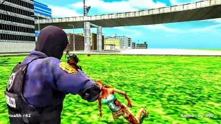 Police defeating zombies in daylight.【Grand Zombie Swarm】 GamePlay 🎮📱