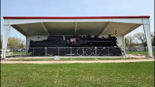 New Enclosure For Preserved Canadian National Steam Locomotive !