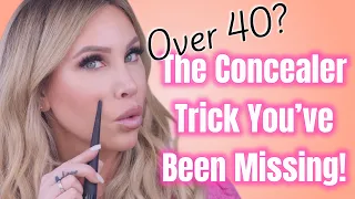 Over 40?! STOP Highlighting Your Under Eye Wrinkles & TRY THIS Concealer Trick!