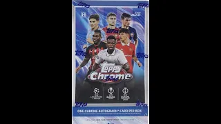 2022-23 Topps Chrome UEFA Club Competitions Hobby Case Break!