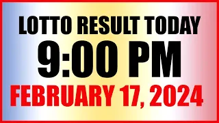 Lotto Result Today 9pm Draw February 17, 2024 Swertres Ez2 Pcso