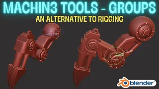Machin3 Tools Groups for "Rigging" in Blender