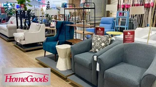 HOMEGOODS SOFAS COFFEE TABLES ARMCHAIRS PATIO FURNITURE SHOP WITH ME SHOPPING STORE WALK THROUGH