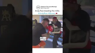 Throwback video of Andy Ruiz training