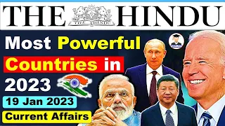 19 January 2023 | The Hindu Newspaper Analysis | 19 January Current Affairs | Editorial Analysis