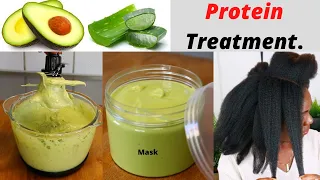 Intense Aloe Vera and Avocado Protein Treatment For Extreme Hair Growth.