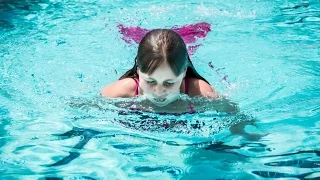 Swimming drills - Mermaid - dolphin kick, butterfly kick, crawl, breastroke