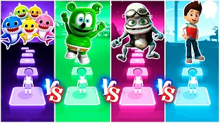 Tiles Hop - Baby Shark vs Gummy Bear vs Crazy Frog vs Paw Patrol Team