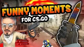 УГАРНЫЕ МОМЕНТЫ CS:GO | HARDY | Justie | Dmitriy Landstop | MoreGames