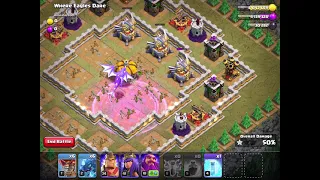 How to destroy where eagles dare in stylish way without clan castle troops and heroes th11