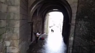 Galician bagpipe in Santiago de compostela