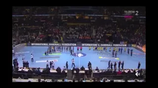 Sweden - France first half women handball Germany 2017