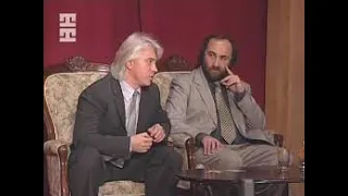 Дмитрий Хворостовский и Михаил Аркадьев в Доме актера После юбилея 2000 года
