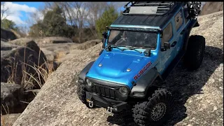 Jeep Wrangler RC rock crawling part2 (absima sherpa yikong 4102pro) スケールクローラー ロッククローリング クローラーラジコン