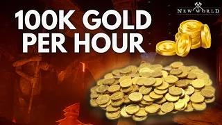 100k Gold Per Hour in New World - NEW METHOD Step by Step Guide (DO IT BEFORE PATCHED)