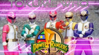 Power Rangers Star Squadron Title Sequence | What If MMPR Season 2 Used The Dairanger Suits?