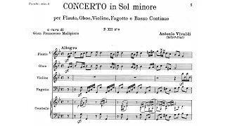 Antonio Vivaldi: Chamber Concerto in G Minor, RV 107