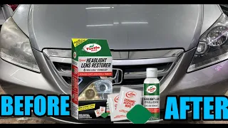 DIY Headlight Restoration Turtle Wax Speed Kit! Does It Work? Let's Find Out! KnightAutoPCD Avon OH