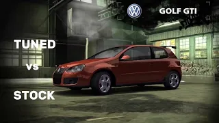 VW Golf GTI Tuned vs Stock | Nfs Most Wanted 2005