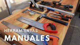 Herramientas básicas para carpintería - Manuales