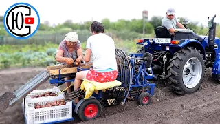 I made a DOUBLE potato COMBINE for the tractor myself !!! DIGGING WITH PLEASURE !!!