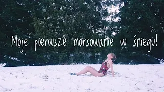 Moje pierwsze morsowanie w śniegu!