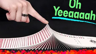 How to Ribbon Spread cards like a PRO... and bonus magic trick!