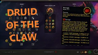 Druid of the Claw FERAL DRUID First Impressions