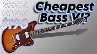 Bass VI Baritone Guitar UNDER $200?!  Subzero Rogue VI REVIEW