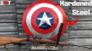 REAL BULLETPROOF CAPTAIN AMERICA SHIELD!!! (made from a disc harrow blade) | Part 1