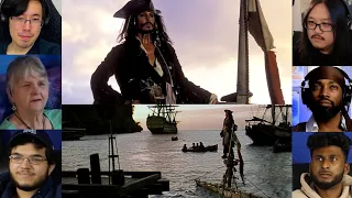 Captain Jack Sparrow Entry |  Pirates of the Caribbean - 1 |  Reaction Mashup  | #pirates