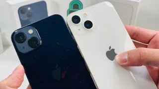 iPhone 13 Midnight vs Starlight Color Comparison