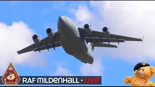 LIVE EASTER MONDAY SPECIAL USAF HEAVY BIG IRON C-17 GLOBEMASTER III • RAF MILDENHALL 01.04.24